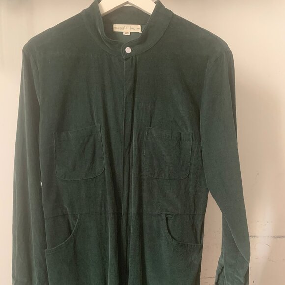 Maggie Jayne Green Corduroy Flight Suit - Picture 5 of 9